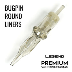 Legend Premium Cartridges - Bugpin Round Liners (Extra Tight) - #8 (0.25mm) - 20/Box