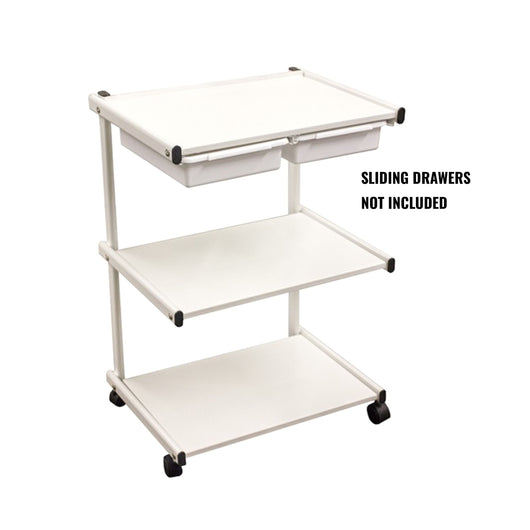 Aluminum 3-Shelf Trolley Cart