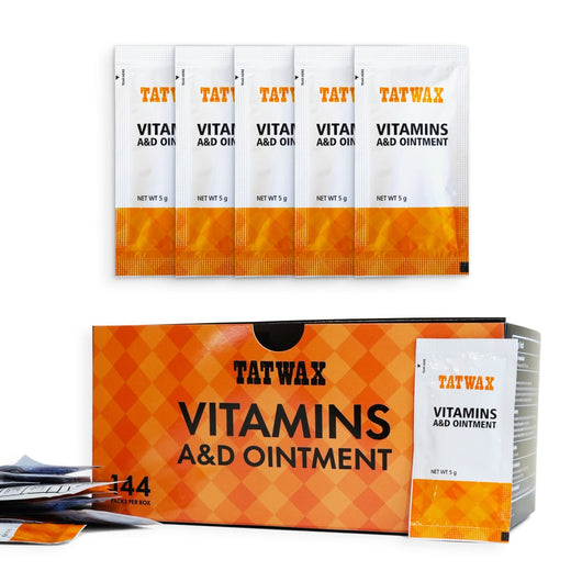 TATWAX Vitamin A&D Ointment - 5 Gram Foil Packets (144/Box)