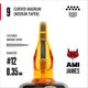 9 Curved Magnum - Medium Taper (20/Box)