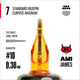 7 Standard Bugpin Curved Magnum (20/Box)