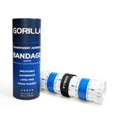 Gorilla - Transparent Aftercare Adhesive Bandage - 8" X 11 Yards Roll (20cm X 10m) - Matte