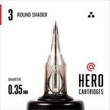 Hero Cartridges - Round Shaders (20/Box)