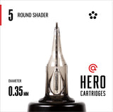 Hero Cartridges - Round Shaders (20/Box)