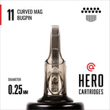 Hero Cartridges - Bugpin Curved Magnums (20/Box)