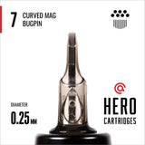 Hero Cartridges - Bugpin Curved Magnums (20/Box)