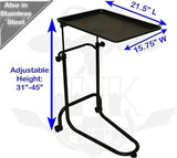 Extra Large Steel Double Post Mayo Inst. Tray | CAM (CANADA) SUPPLY INC.