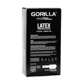 Gorilla Black Latex Exam Gloves