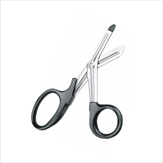 Black Plastic Handled Scissors - 7 1/2