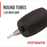 Potente Round Disposable Tube - 1.25" Grip (15/Box)