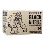 Gorilla Black Nitrile Exam Gloves - Heavyweight