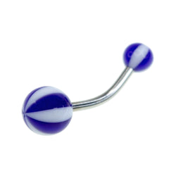 Beach Ball Belly Rings (10/Bag) - 14 Gauge